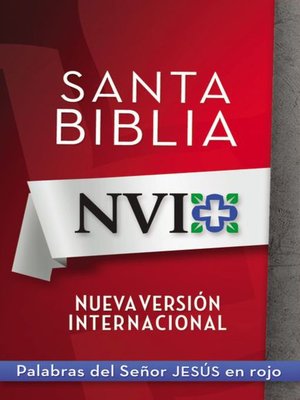 cover image of NVI Santa Biblia con letra roja
